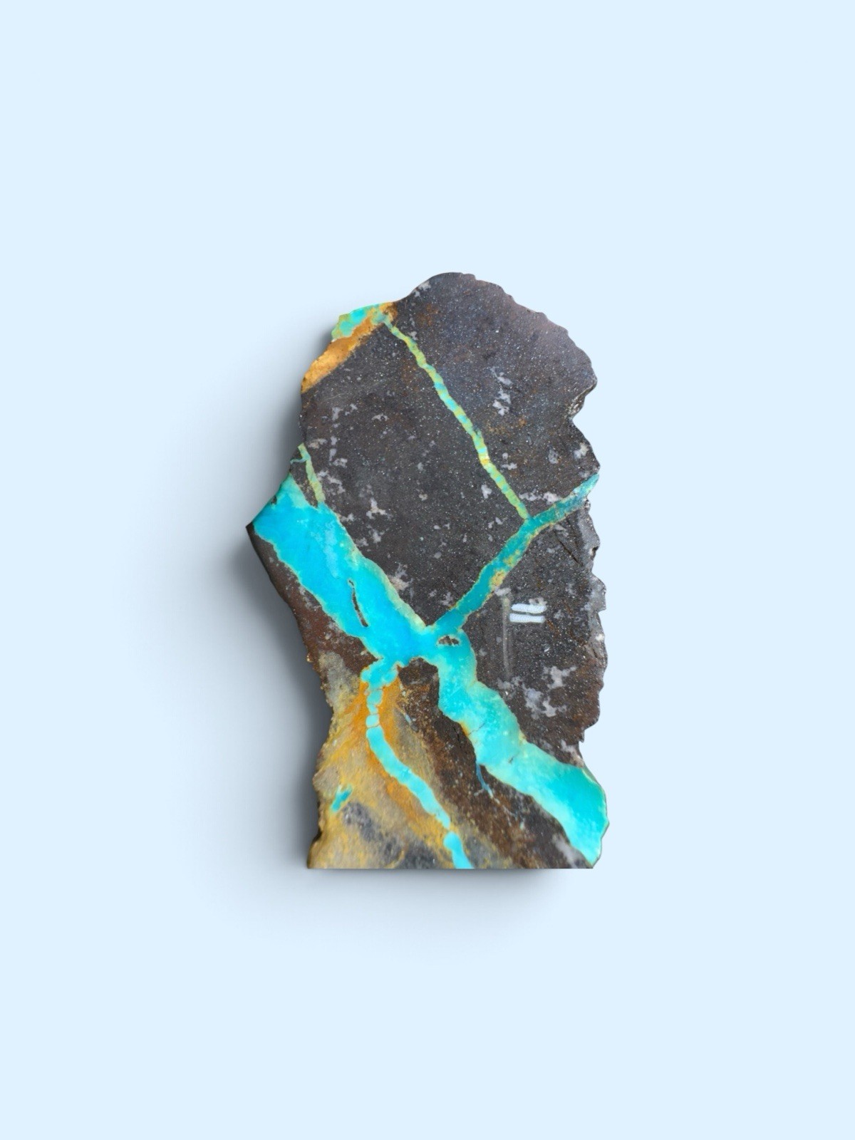 Super Rare Hubei Turquoise Ribbon Rough 3 Pound