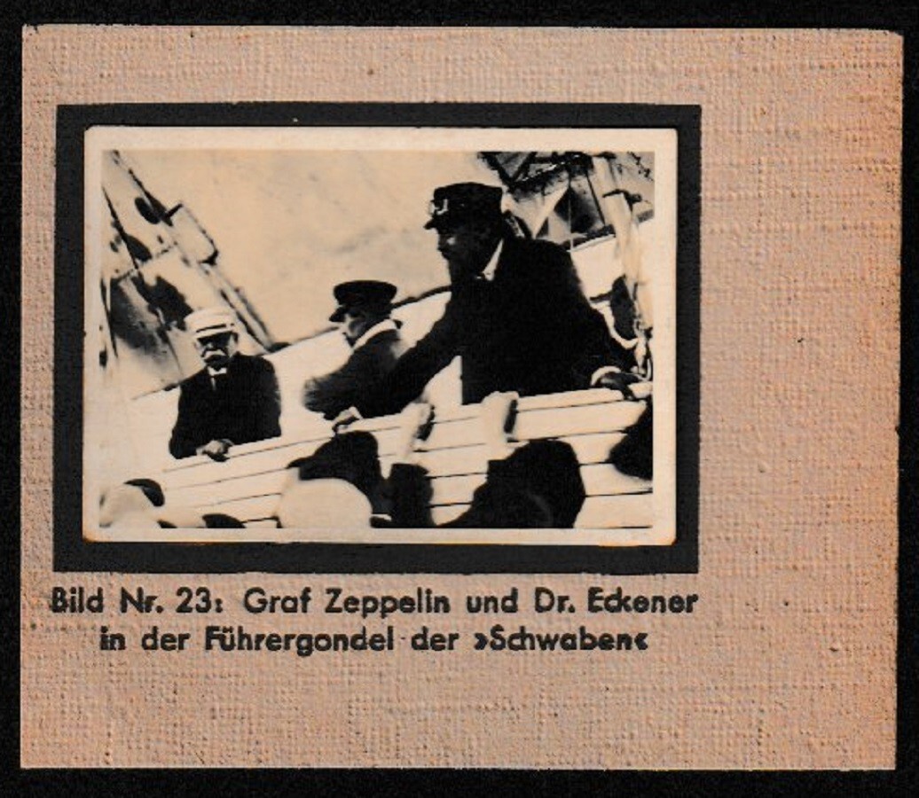 Germany 1932's Graff Zepplin Dr Eckener photographic Ciggarette card