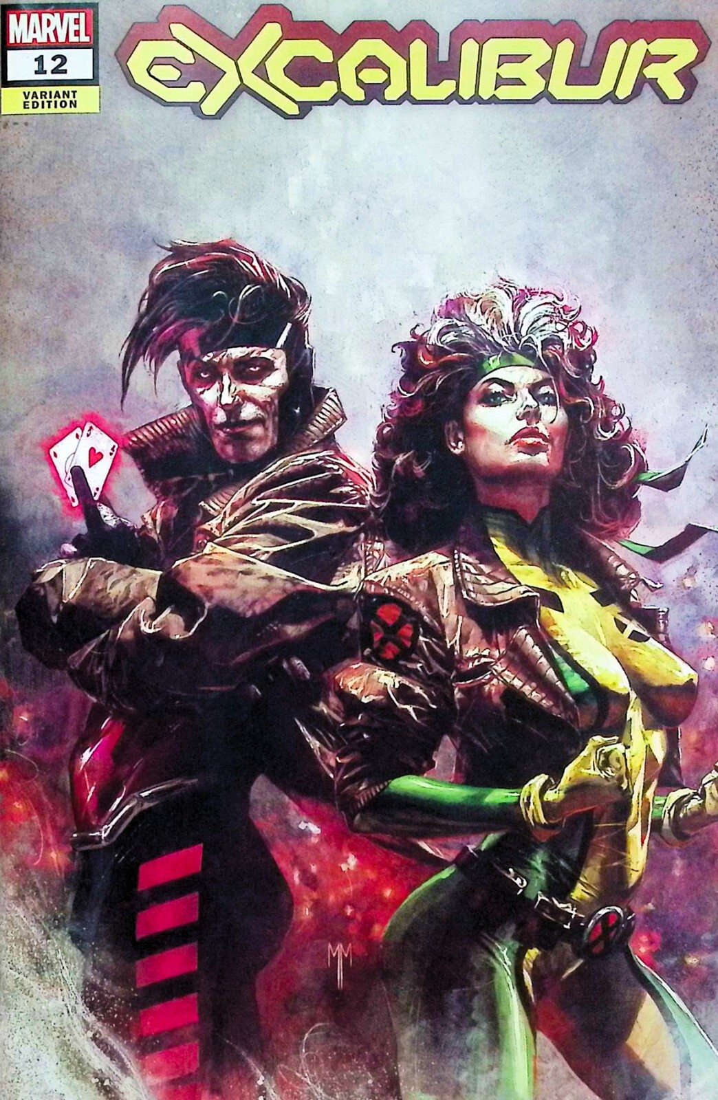 EXCALIBUR #12 - MARCO MASTRAZZO TRADE VARIANT EXCLUSIVE ROGUE GAMBIT 2020