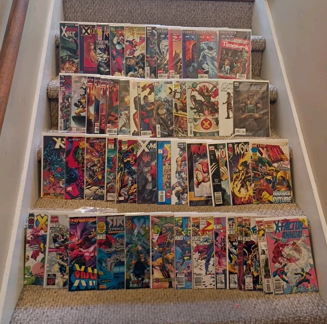 HUGE X-Men Comic Book Lot Of 51  X-Force X-Factor Excalibur Wolverine Ultimate 