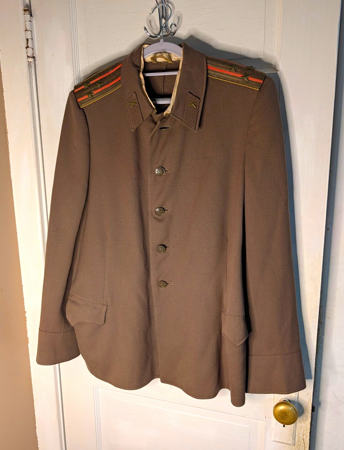 Vintage Soviet USSR Officer Uniform Set Tunic Pants 28x26 Small Motorized Rifle
