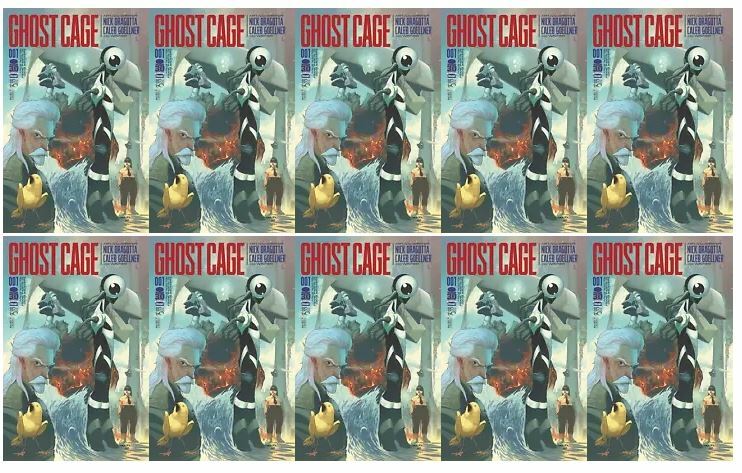 GHOST CAGE #1 IMAGE,2022 -  - LOT OF 10 NM COPIES 