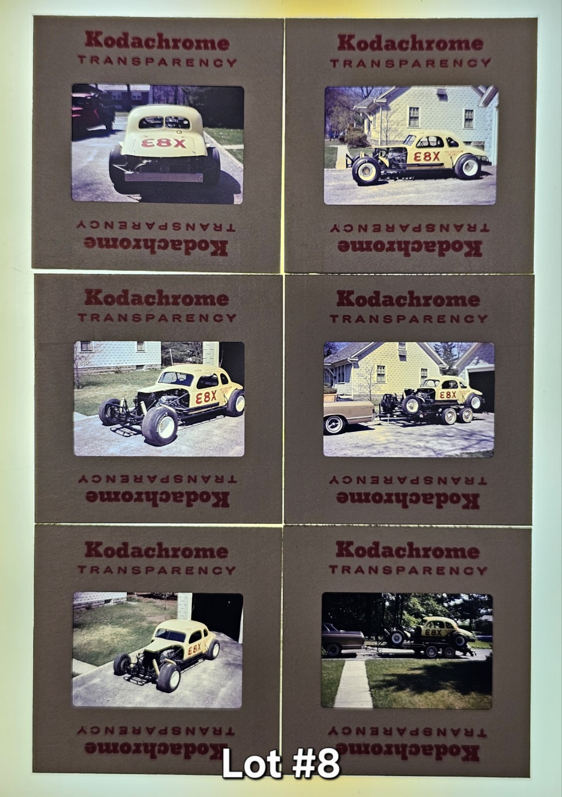 1969 Vintage 35mm Film Hot Rod Rat Street Rod Race Car Slide Lot 6 Kodachrome #8