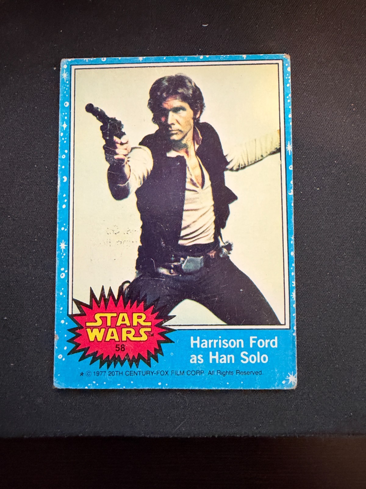 Harrison Ford As Han Solo - 1977 Topps Star Wars #58