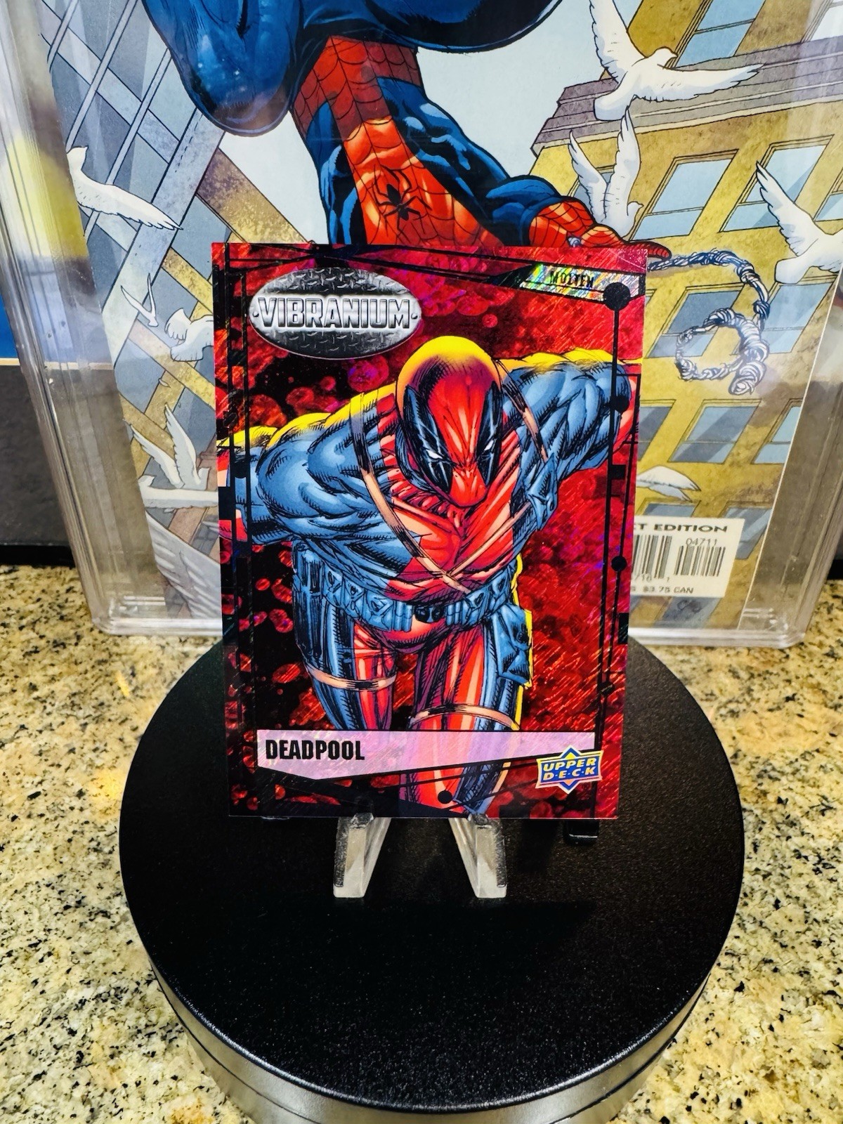 2015 Marvel Vibranium Molten #90 DEADPOOL /299 Red Lava Rare 🔥🔥🔥VHTF *