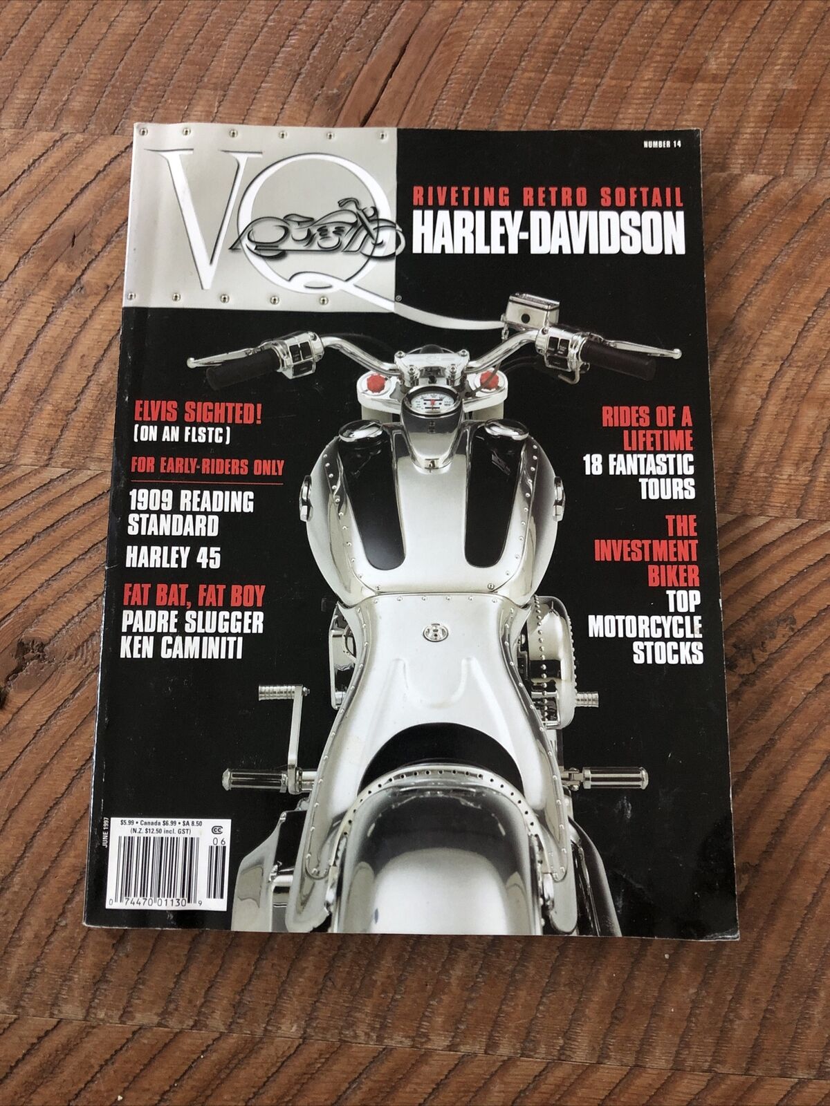 VQ Magazine HARLEY DAVIDSON Autumn 1995 MOTORCYCLE VERY GOOD CONDITION