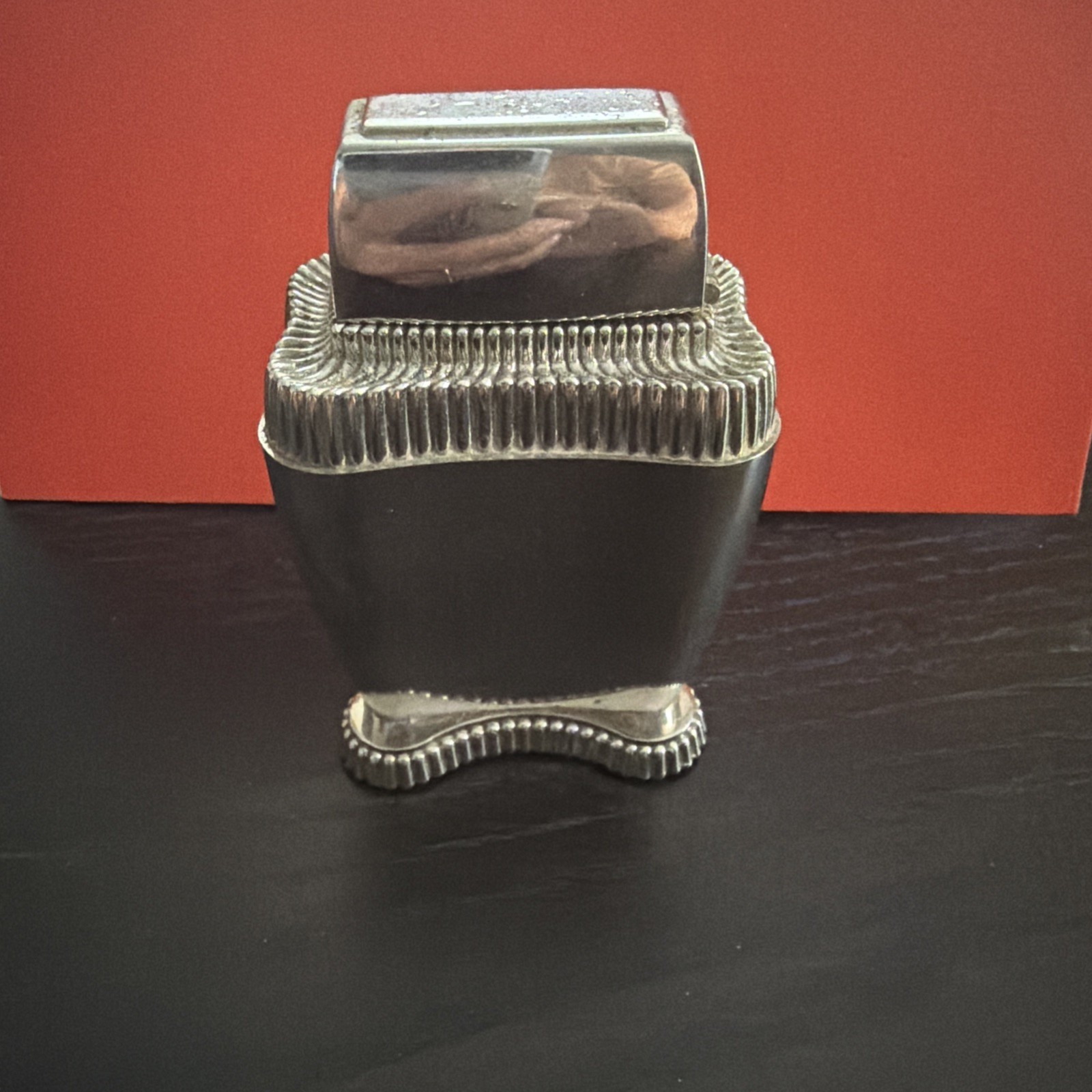 Vintage 1950's Zippo Lady Bradford Table Lighter Polished Chrome