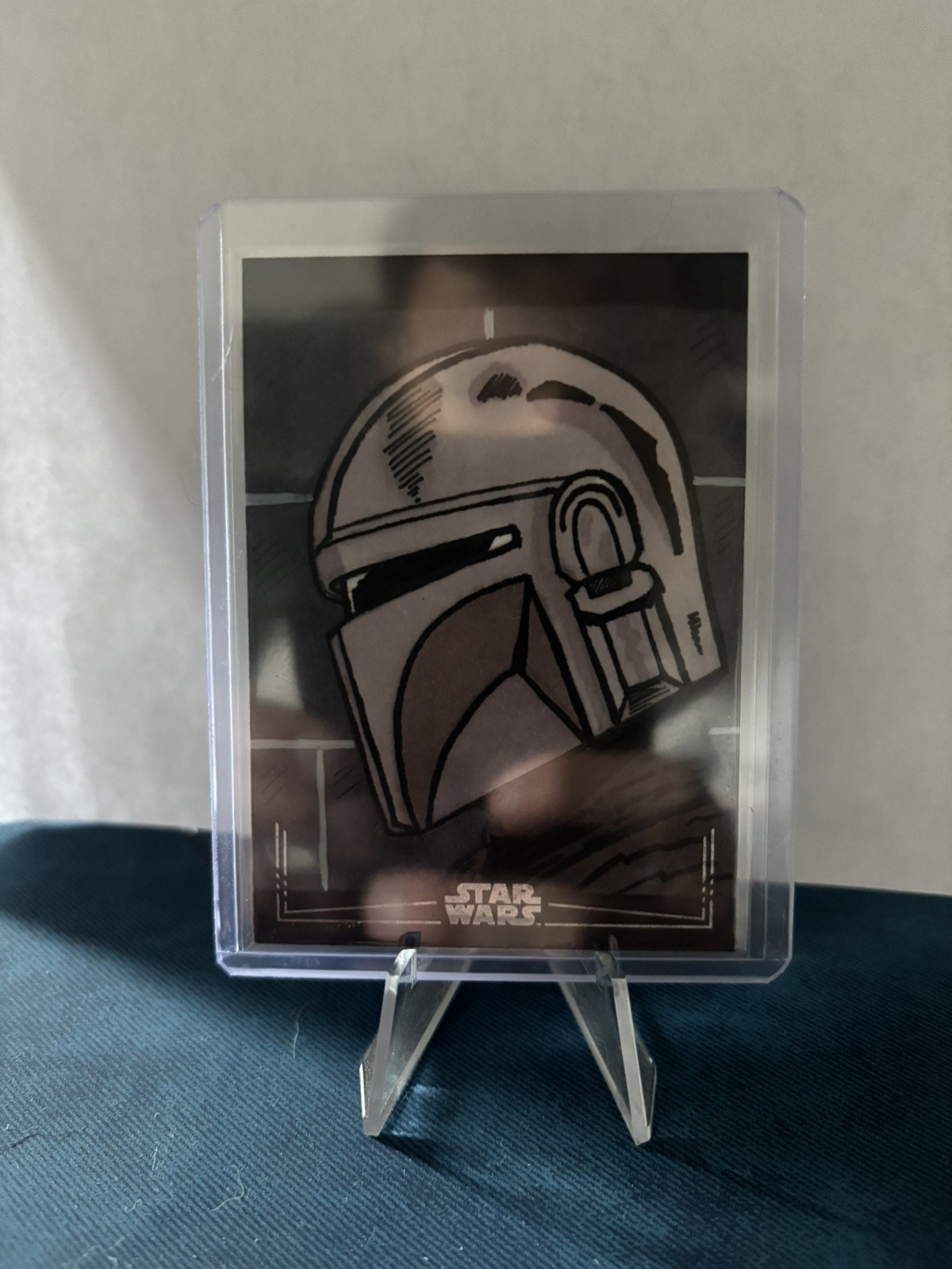 2026 Topps Chrome Star Wars 1/1 The Mandalorian Sketch Card John Still