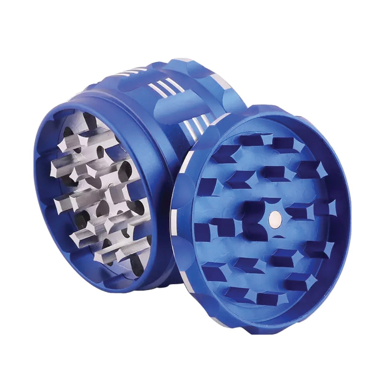 Lucky Lord Spice Herb Tobacco Grinder 2.5 Inch 4 Piece Crusher Aluminum Grinder