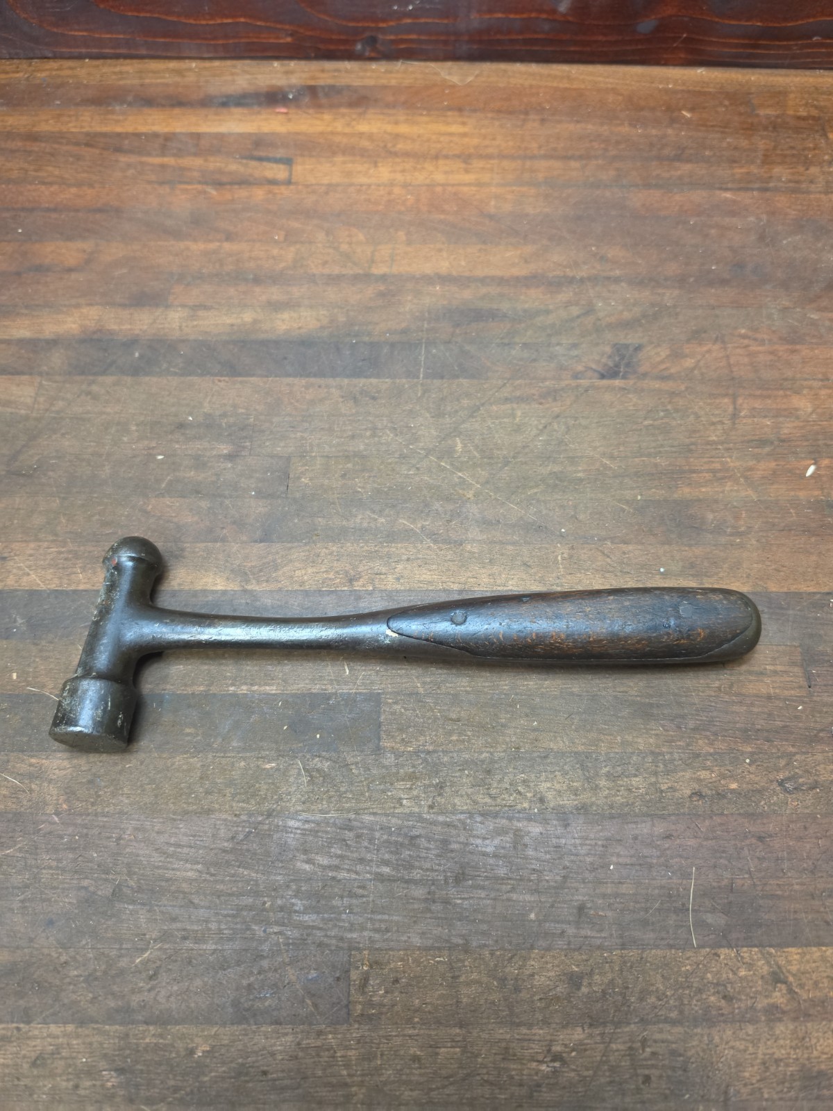 B45- Antique H.D. Smith Perfect Handle Ball Peen Hammer