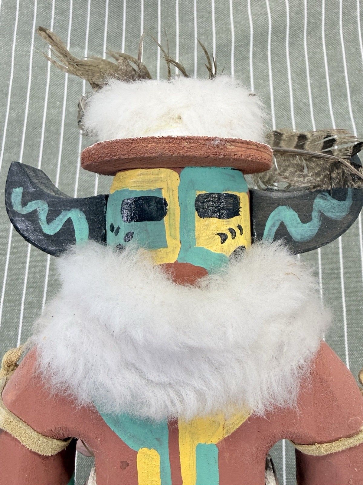 Vintage 1988 Ray Rogers Honan Badger Kachina Doll Southwest w/ Original Tag 12”