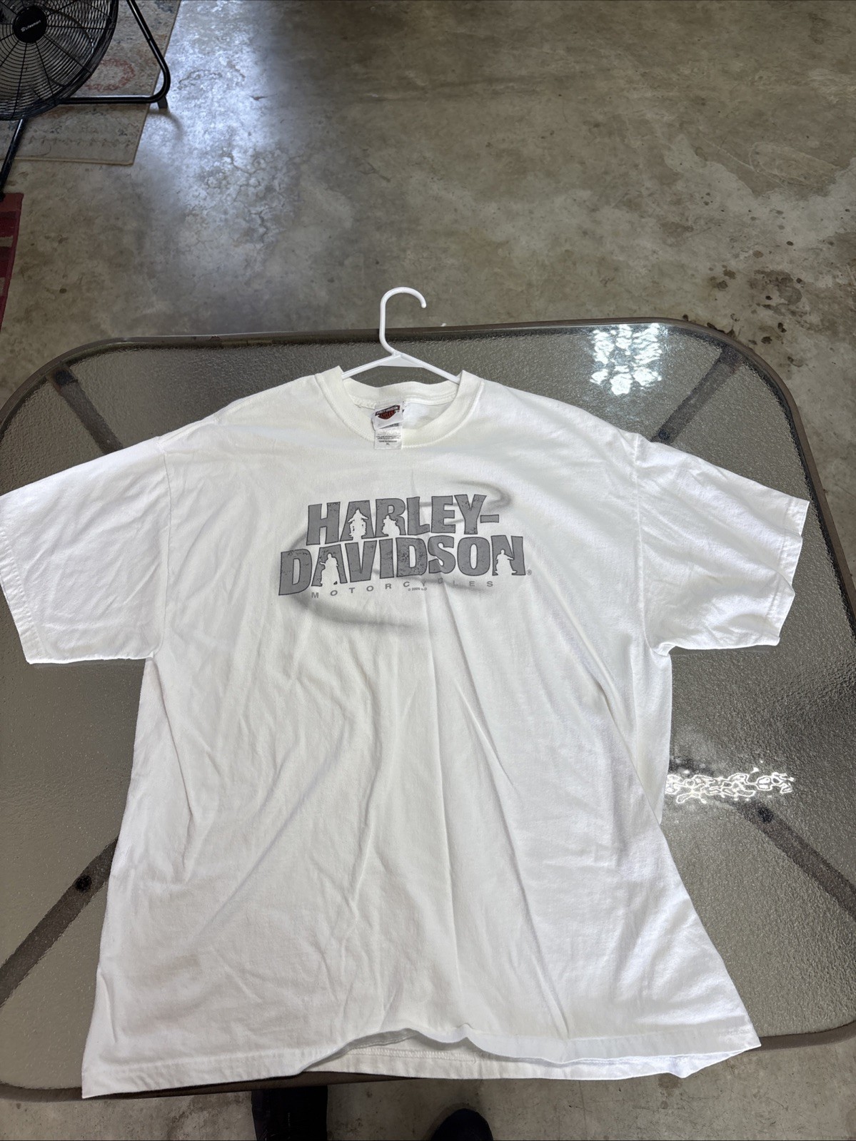 Vintage 90s Harley Davidson Erie PA T-Shirt XL Hanes Beefy-T Made in USA NWOT