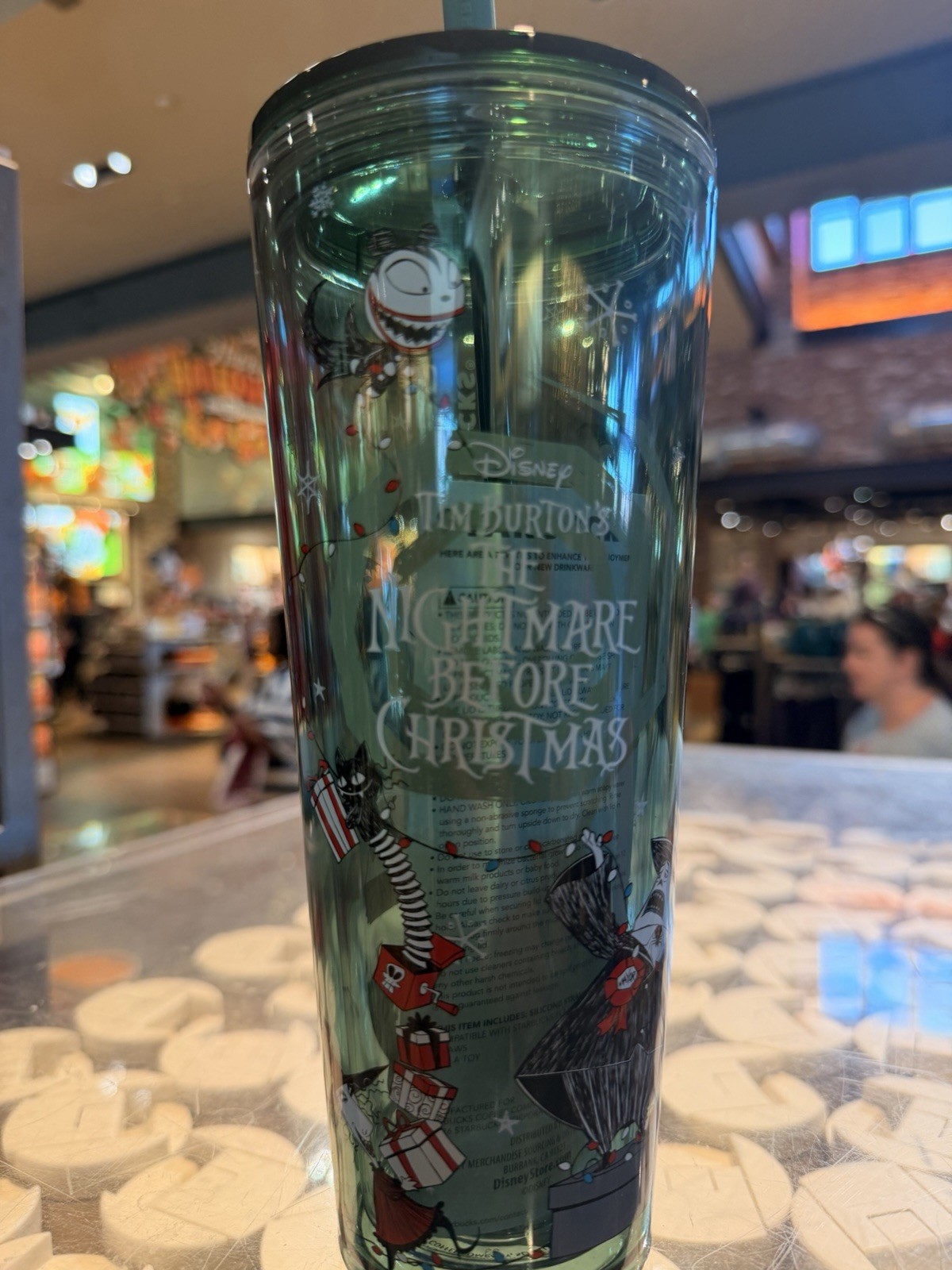 Disney Parks 2026 Starbucks The Nightmare Before Christmas Jack Tumbler Cup NEW