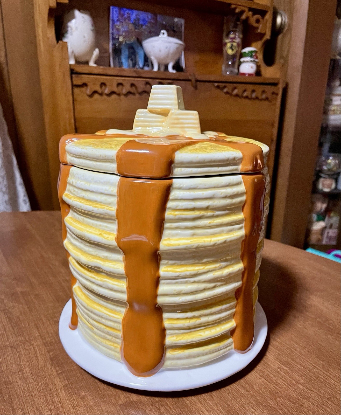 Vintage Quaker Oats Cookie Jar 153/600 Pancake Stack Very Rare W/Box NEW Vintage Quaker Oats Cookie Jar 153/600 Pancake Stack Very Rare W/Box NEW