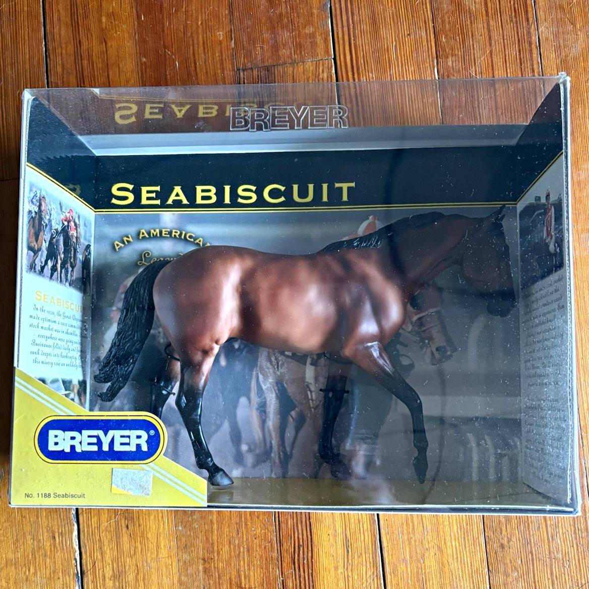 Breyer Traditional Series Seabiscuit Horse Model No. 1188, Plastic, In Box