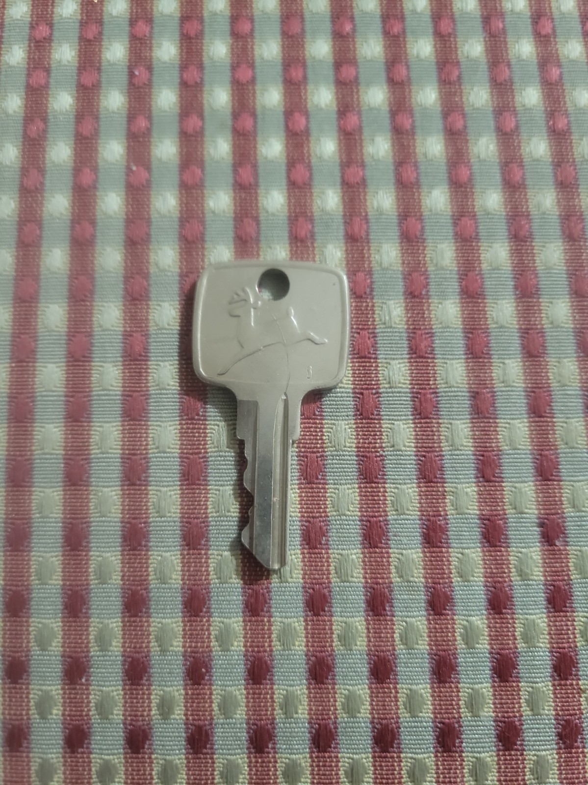 NOS Vintage John Deere Mower Tractor Running Deer Logo Key Collectible Replacmnt