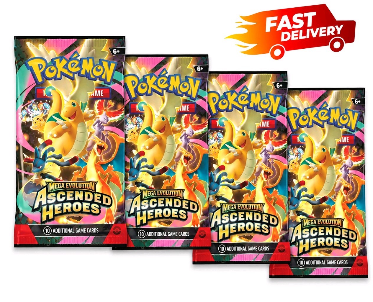Pokémon TCG Ascended Heroes Booster Pack, 1x New Factory Sealed 