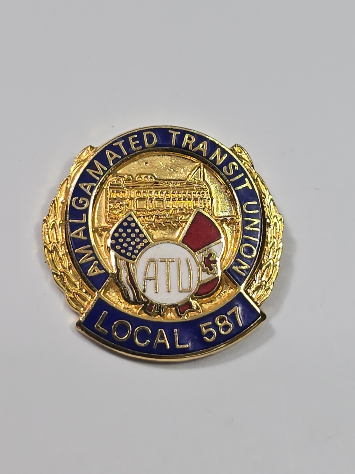 Amalgamated Transit Union Lapel Pin Local 587
