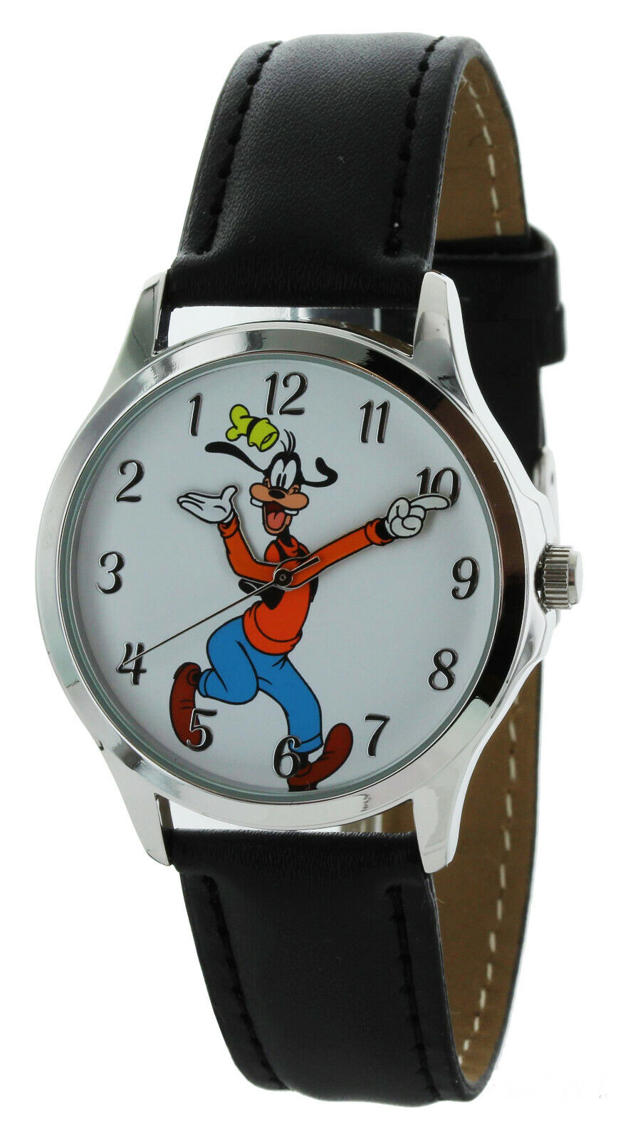Rare Disney Vintage style backward ticking watch Goofy Molded Hand watch GY5006