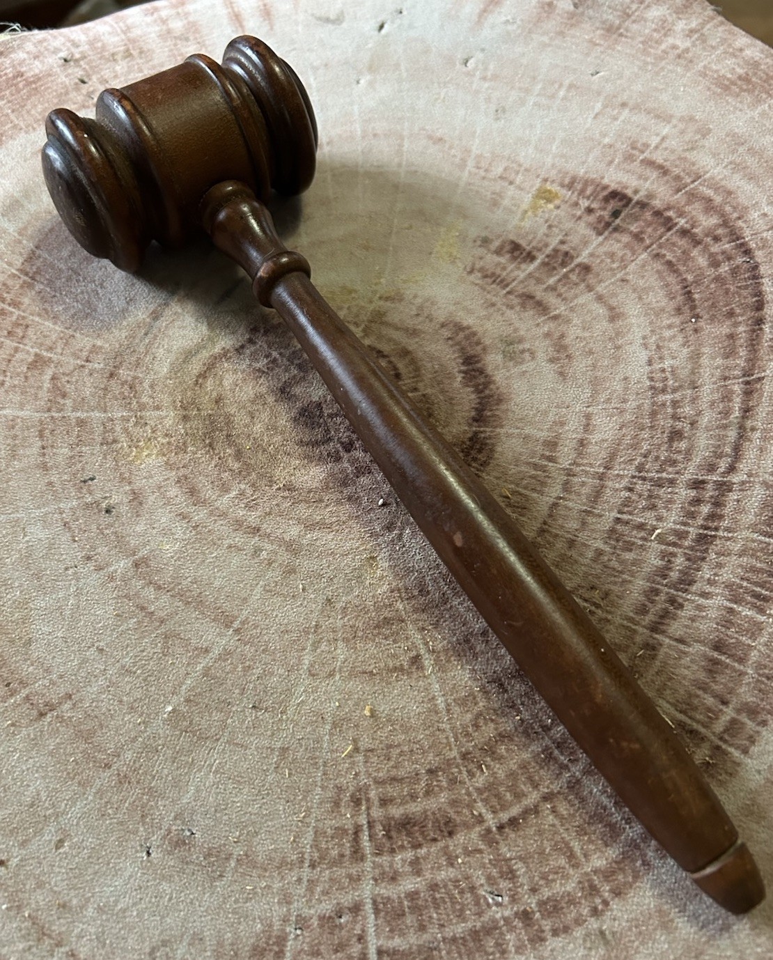 antique vintage wooden auctioneer Gavel 10 Inch Long Hardwood Maple