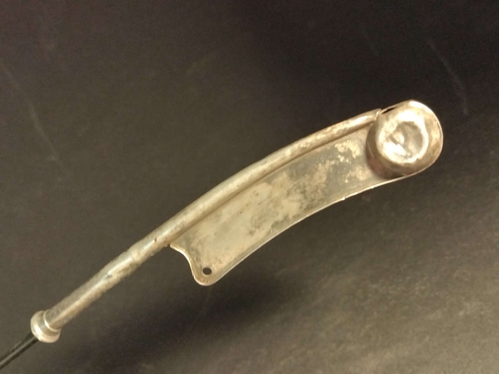 Vintage WWII Sterling Silver Boatswain\'s Pipe Whistle