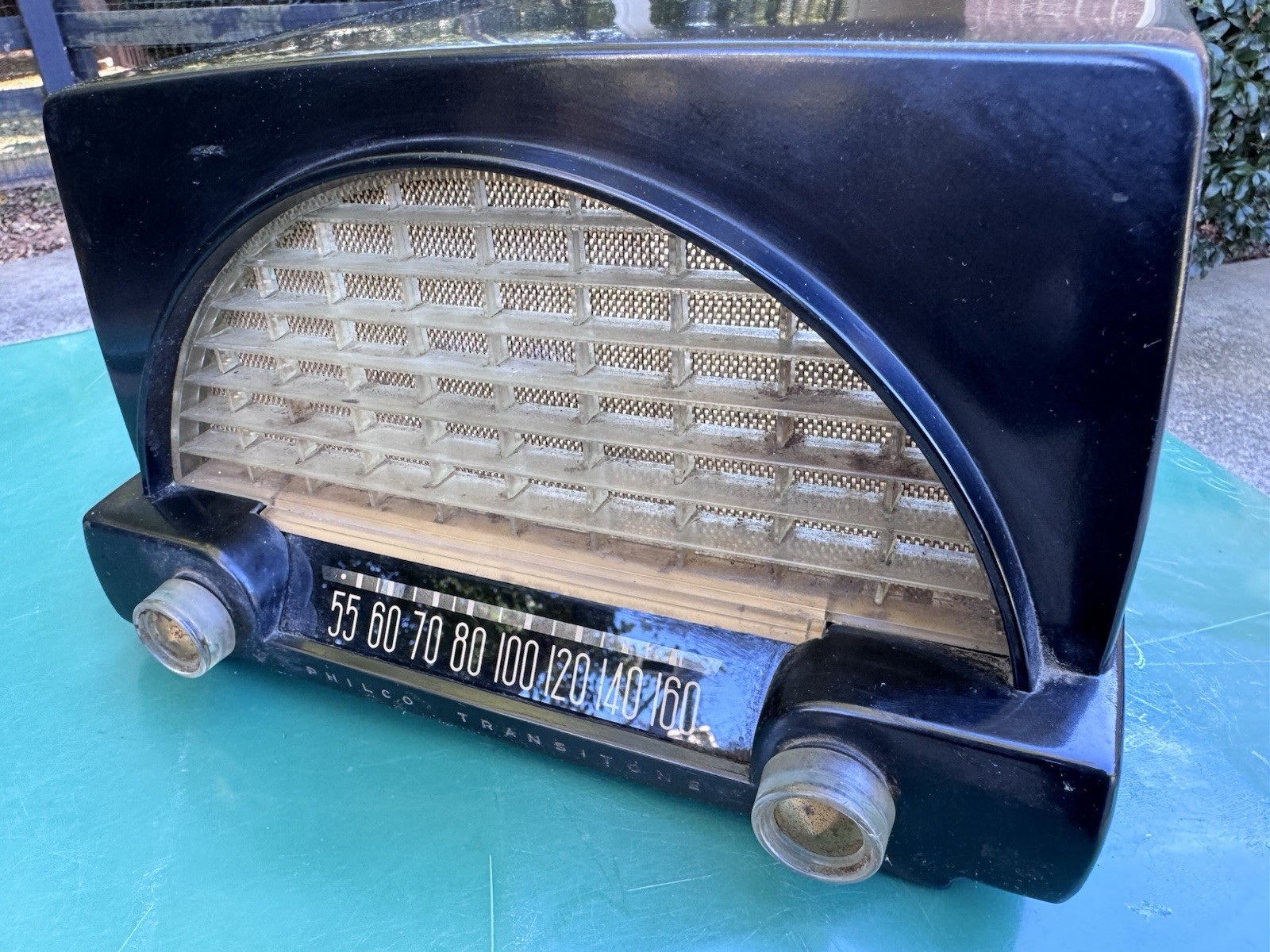 Vintage 1951 Philco Transitone Model 51-532 Tube Radio – Unrestored / As Is