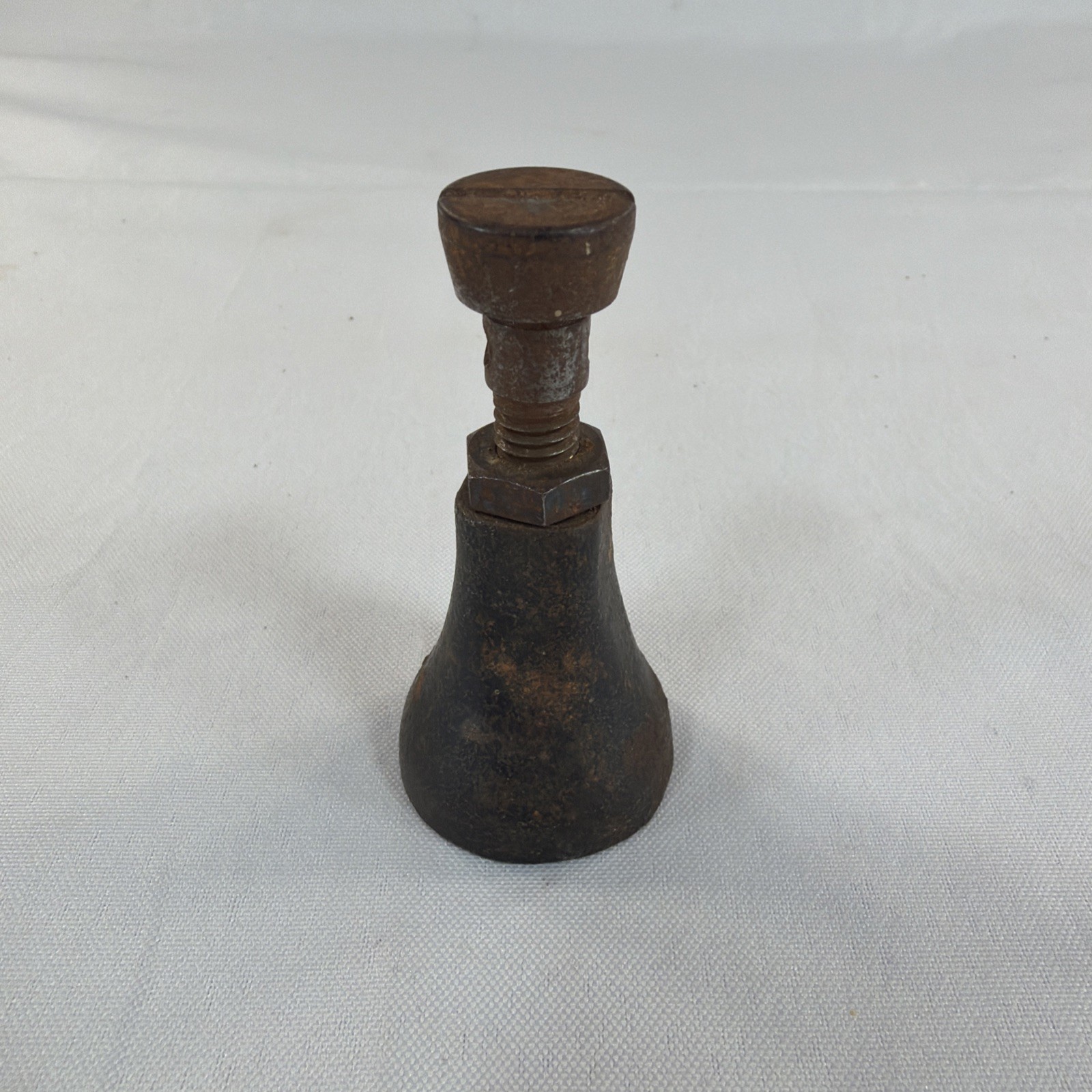 Vintage Antique Machinist Small Leveling Screw Bottle Jack