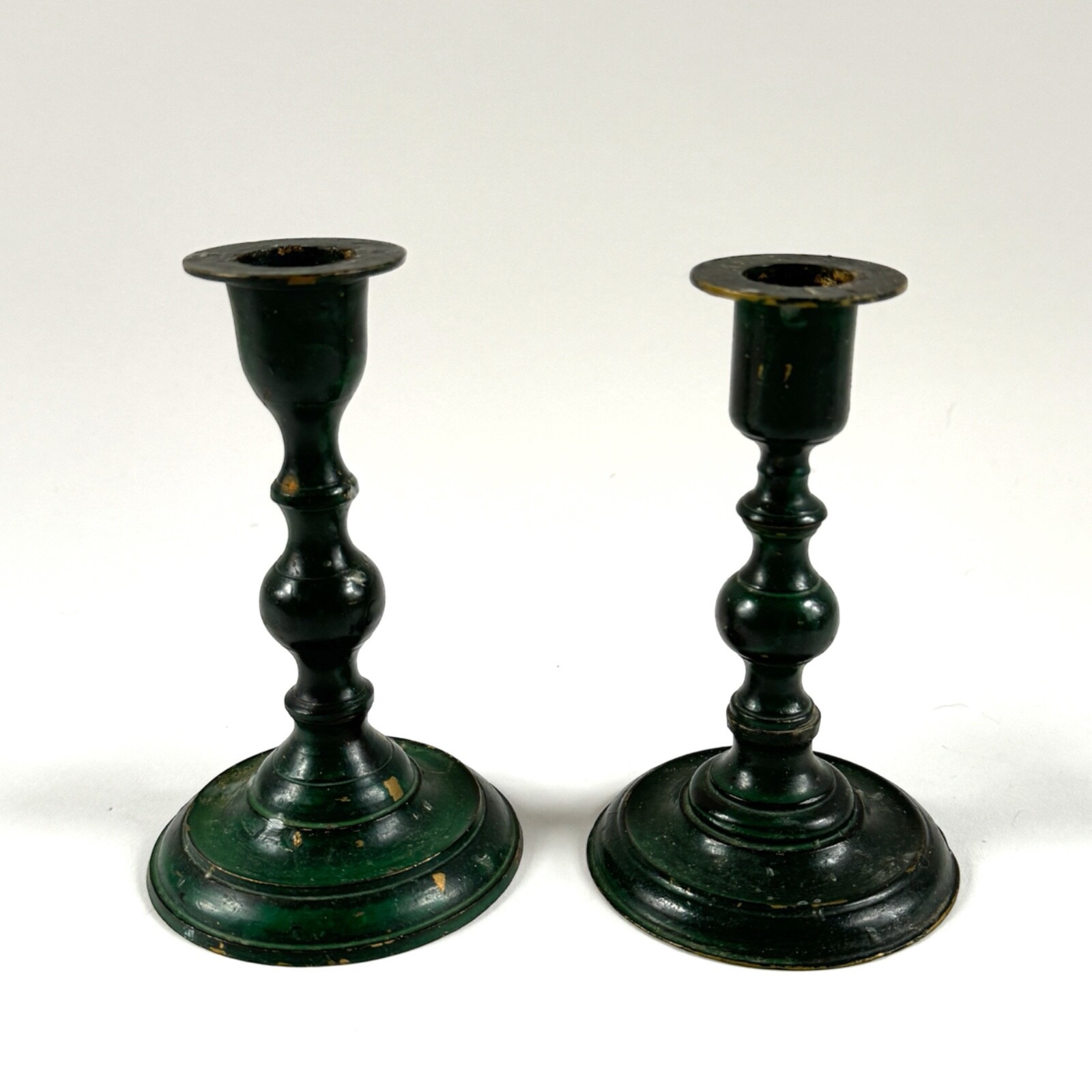 April Cornell Candlesticks VTG 1990s Hand Painted Prototype