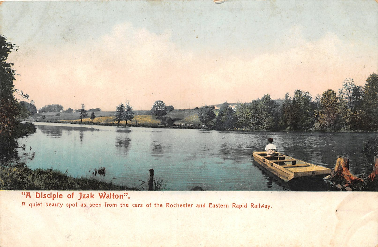 H88/ Rochester New York Postcard c1910 R&Eastern Rapid Railway Boat 22