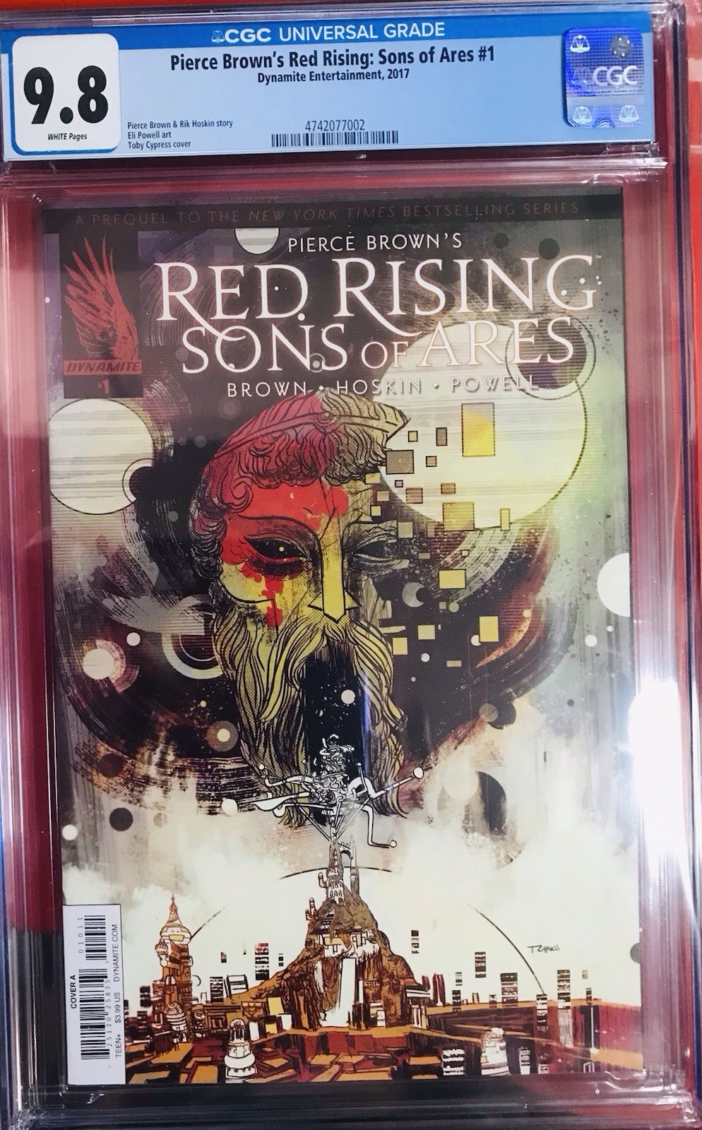 PIERCE BROWN’S RED RISING SONS OF ARES SET # 1 CGC 9.8, # 3 A