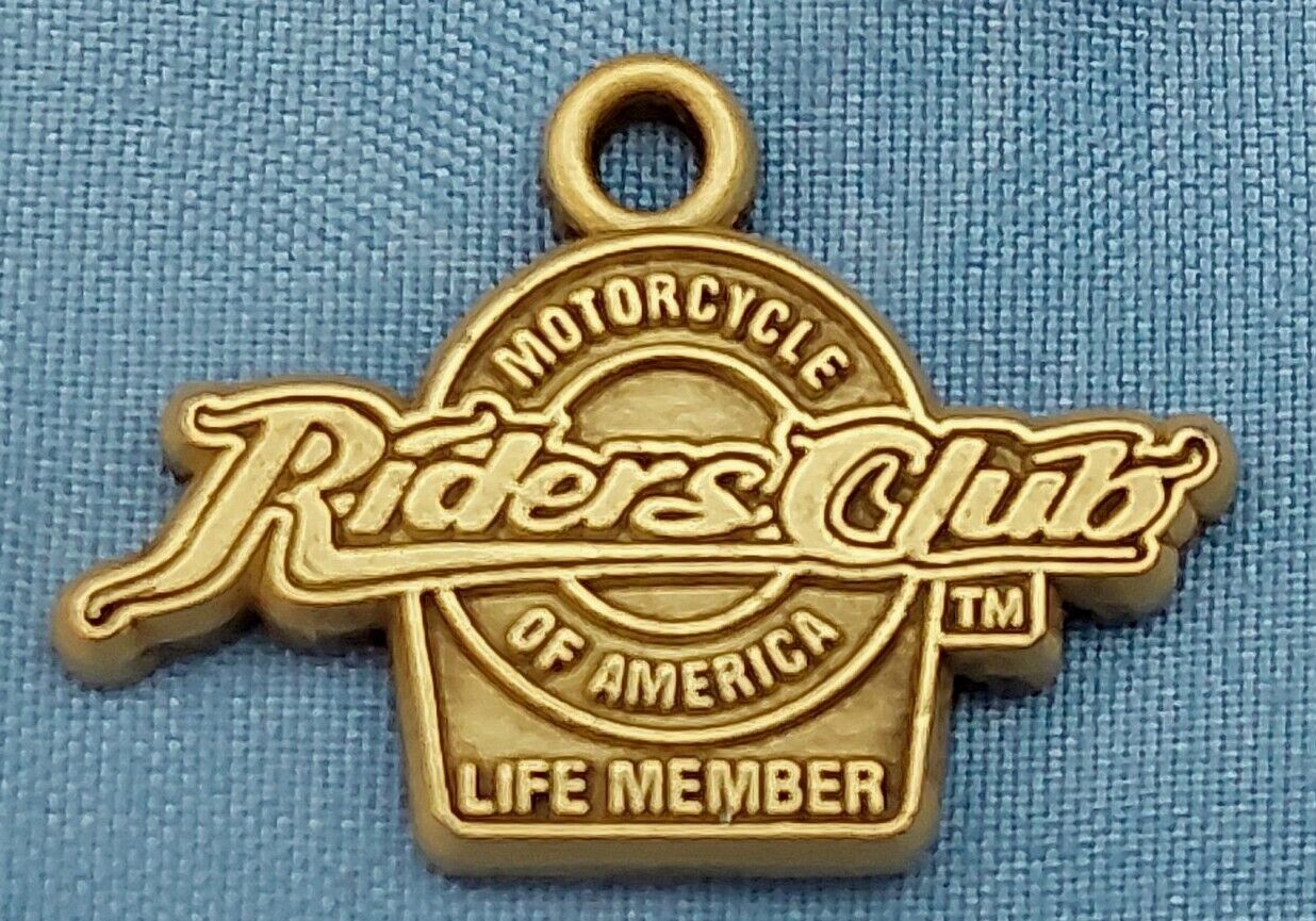 MOTORCYCLE RIDERS CLUB OF AMERICA LIFE MEMBER BRASS PENDANT BRAND NEW