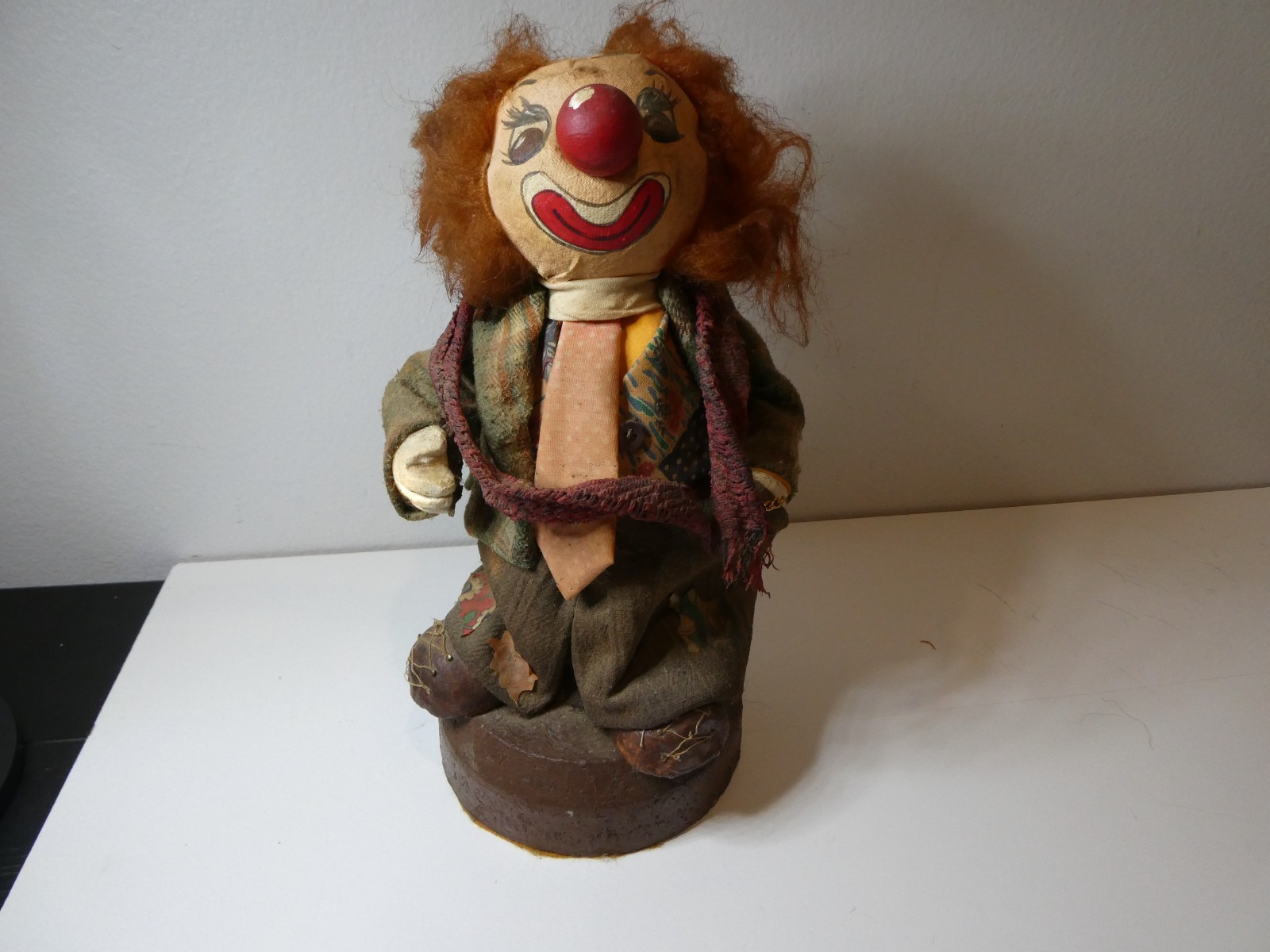 Antique Early 1900's Handmade Paper Mache 11
