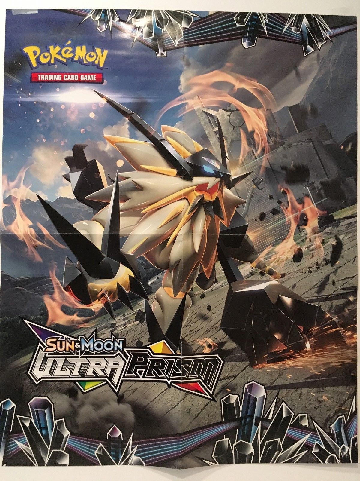 POKEMON SUN & MOON ULTRA PRISM POSTER / PLAY MAT 24