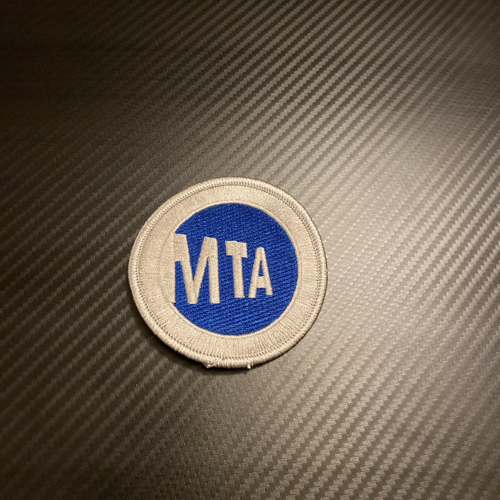 2 Vtg  Authentic MTA subway bus NYC Transit retired motion logo cloth  Patch 3”