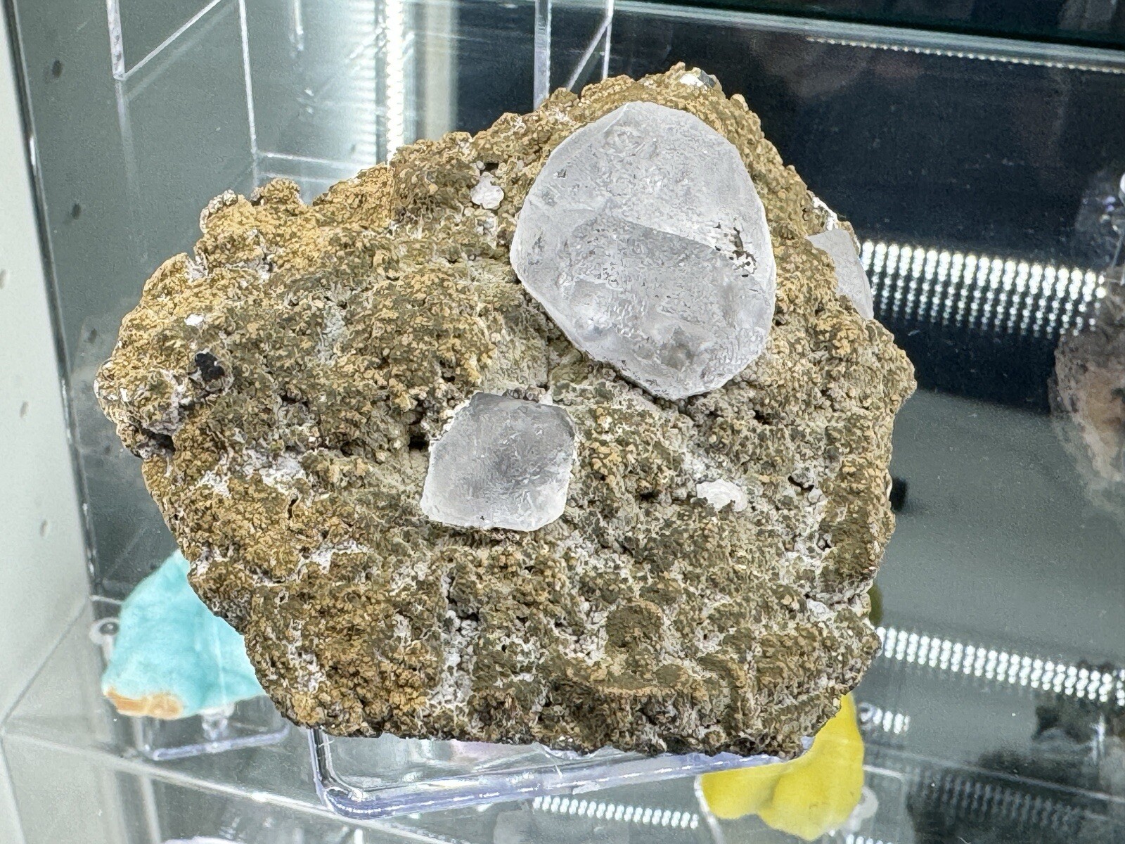 FLUORITE w/ SIDERITE (Water Clear) *Huanggang Mines, Inner Mongolia, China*