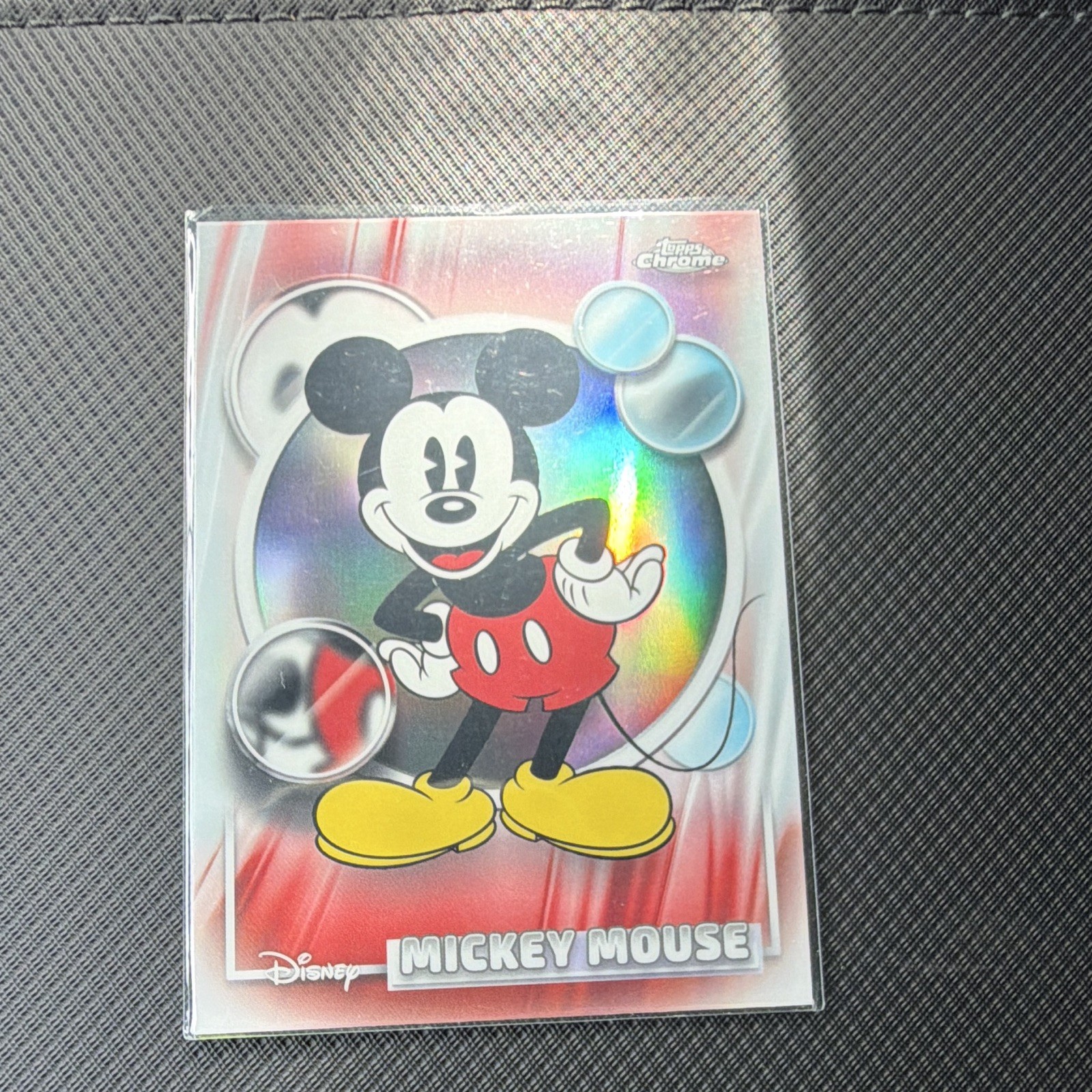 Topps 2026 Chrome Disney 100 Mickey Mouse Refractor Non-Sport Card #50