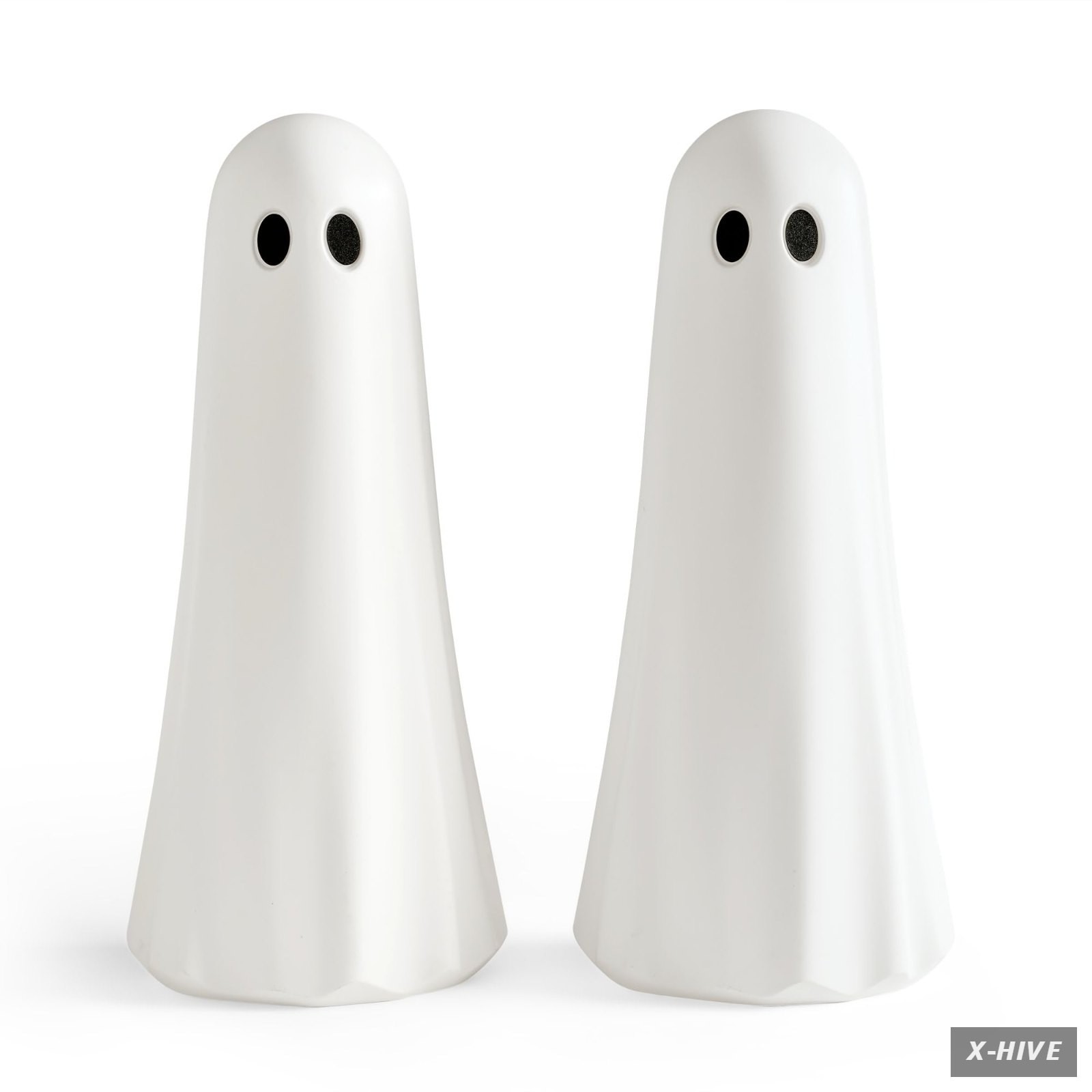 Step2 Modern Boo Buddy Halloween Ghost Statue White 40 2 Pack Plastic 1