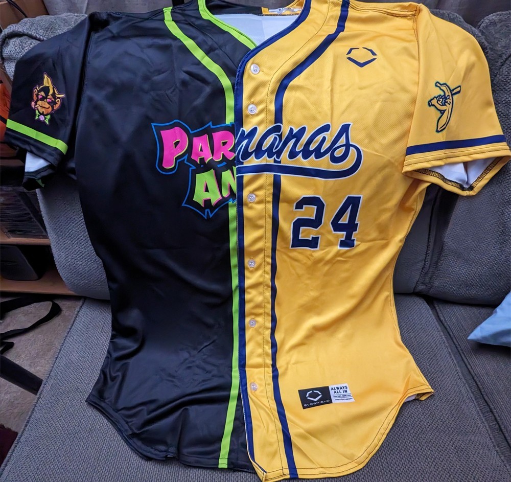 Hot Custom Name Savannah Bananas Baseball Jersey Full size 5