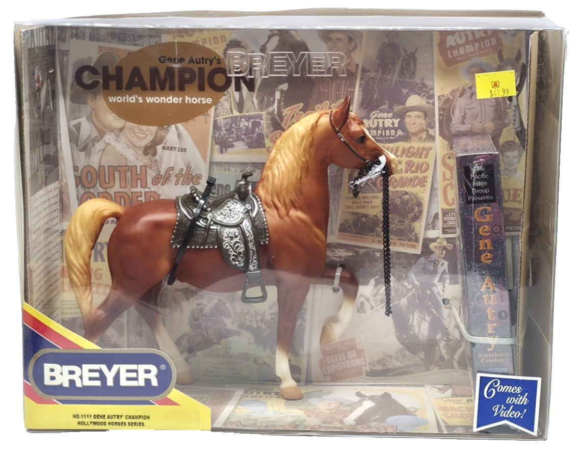Breyer Gene Autry's CHAMPION Hollywood Horses Series #1111  w/VHS NEW 2001