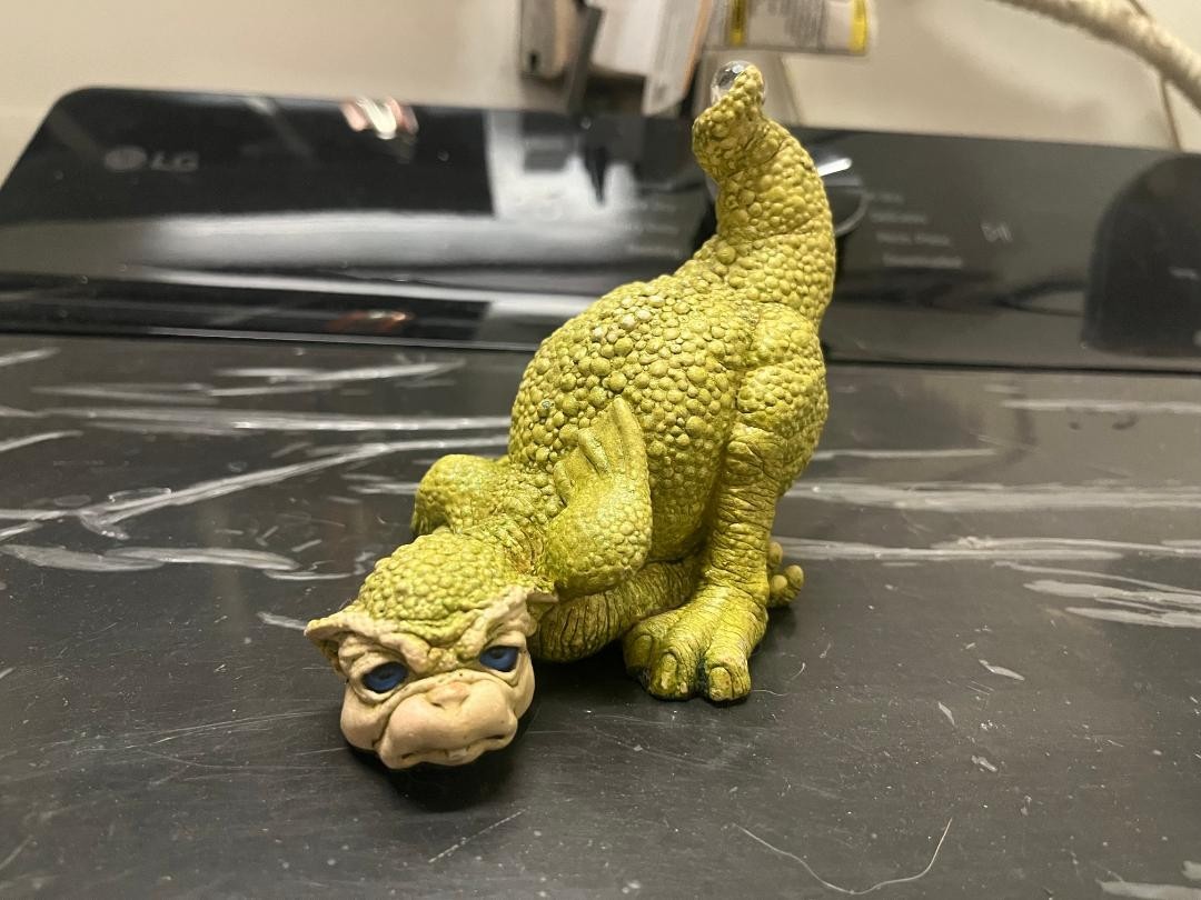 Rare Dragon Keep Figurine by Marty Sculpture \