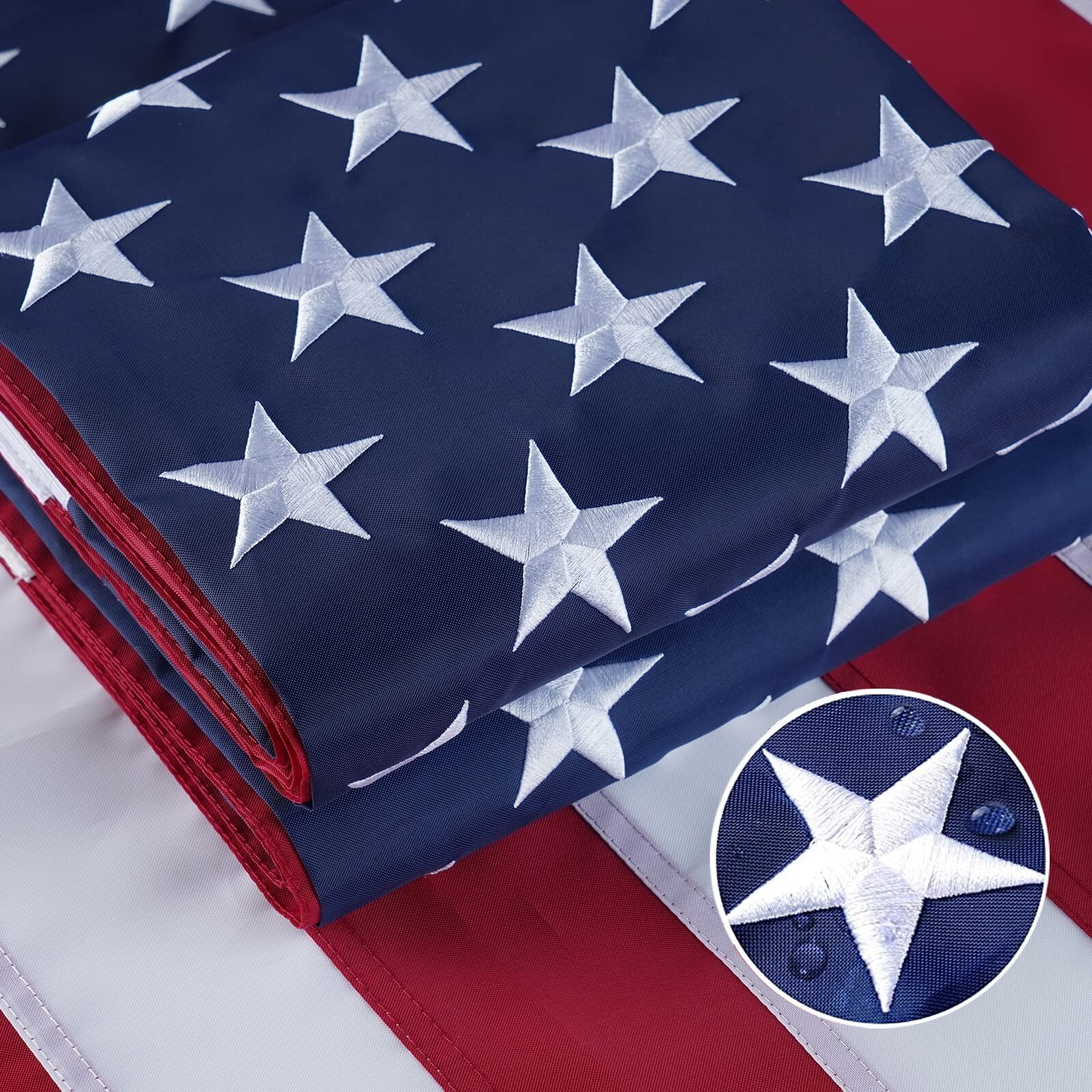 US American Flag 3x5 Made in USA Luxury Embroidered United States Flag NEW