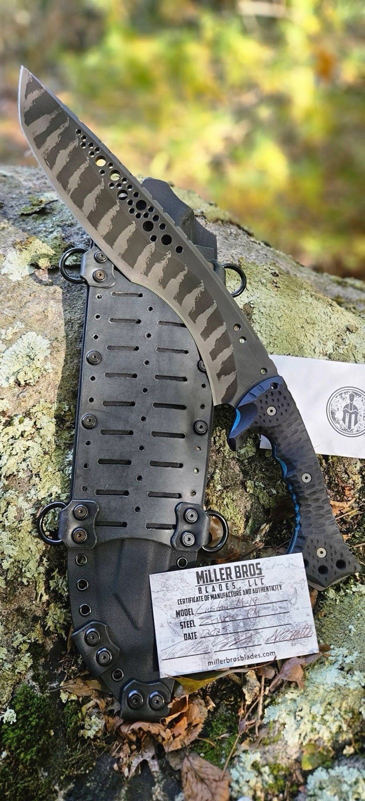 Miller bros Blades Custom M-19 Jungle Sword Made in the USA