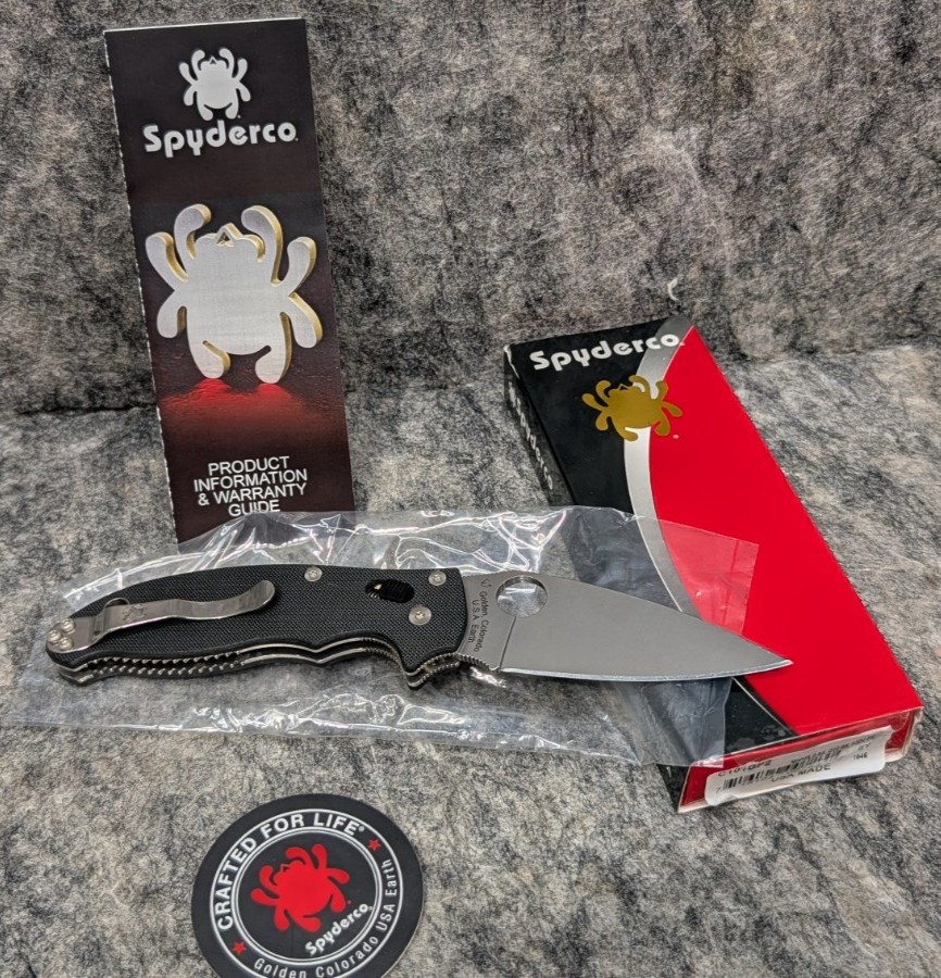 Spyderco Manix 2 Folding Knife 3.37
