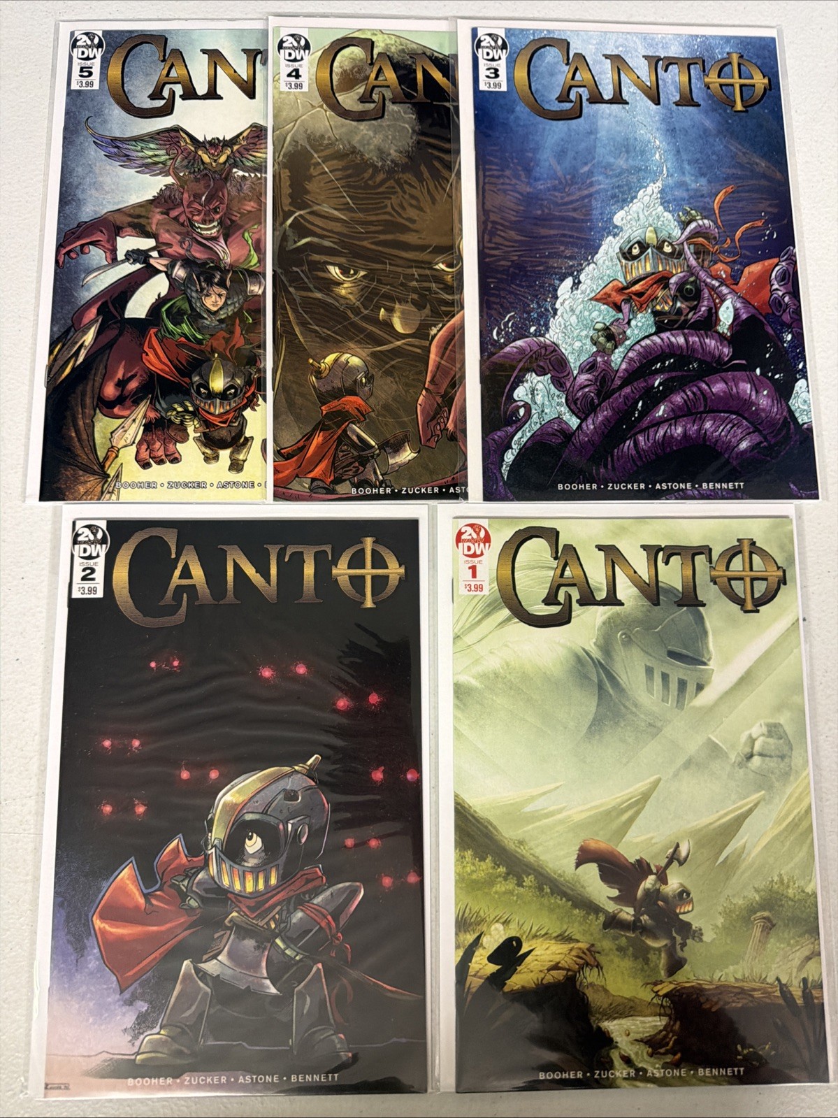 CANTO #1 (2nd Print) 2 3 4 5 2019 IDW Comics Lot Run Set NM- *U3