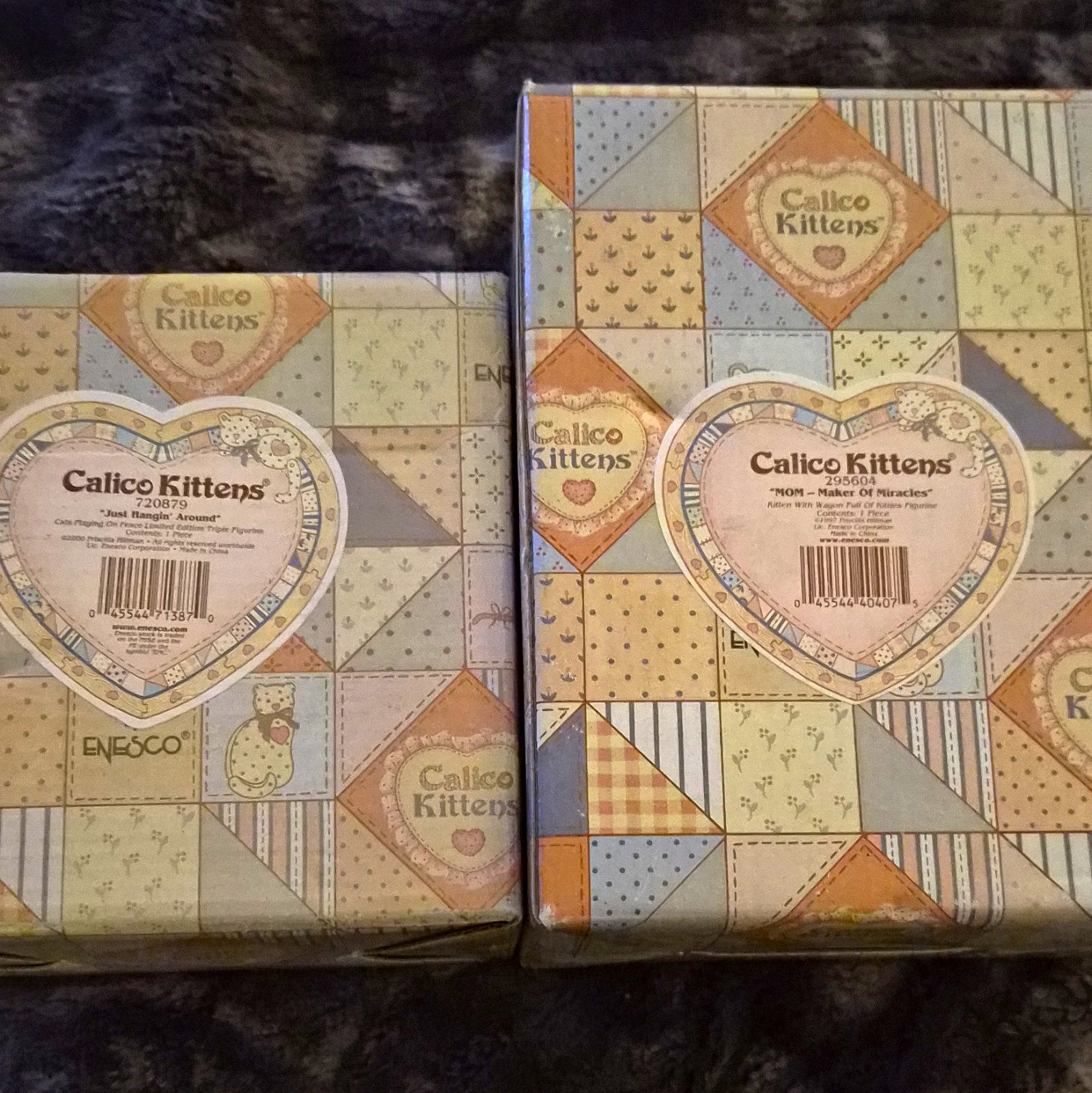 Enesco Calico Kittens Lot For Jolie