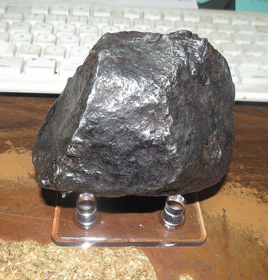 1436 gm toluca IRON Meteorite Mexico Complete Individual Specimen.3.2 lbs JAL