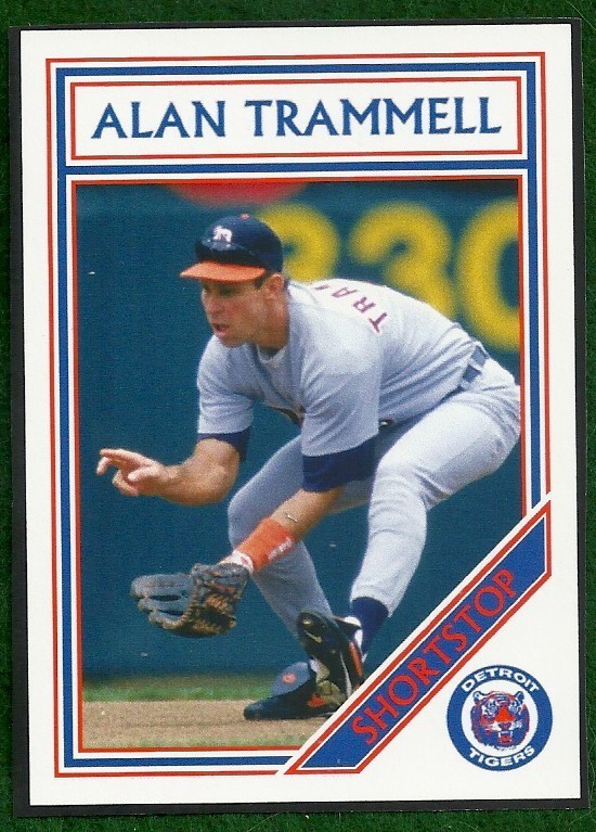 ALAN TRAMMELL DETROIT TIGERS HIGH QUALITY FRIDGE MAGNET