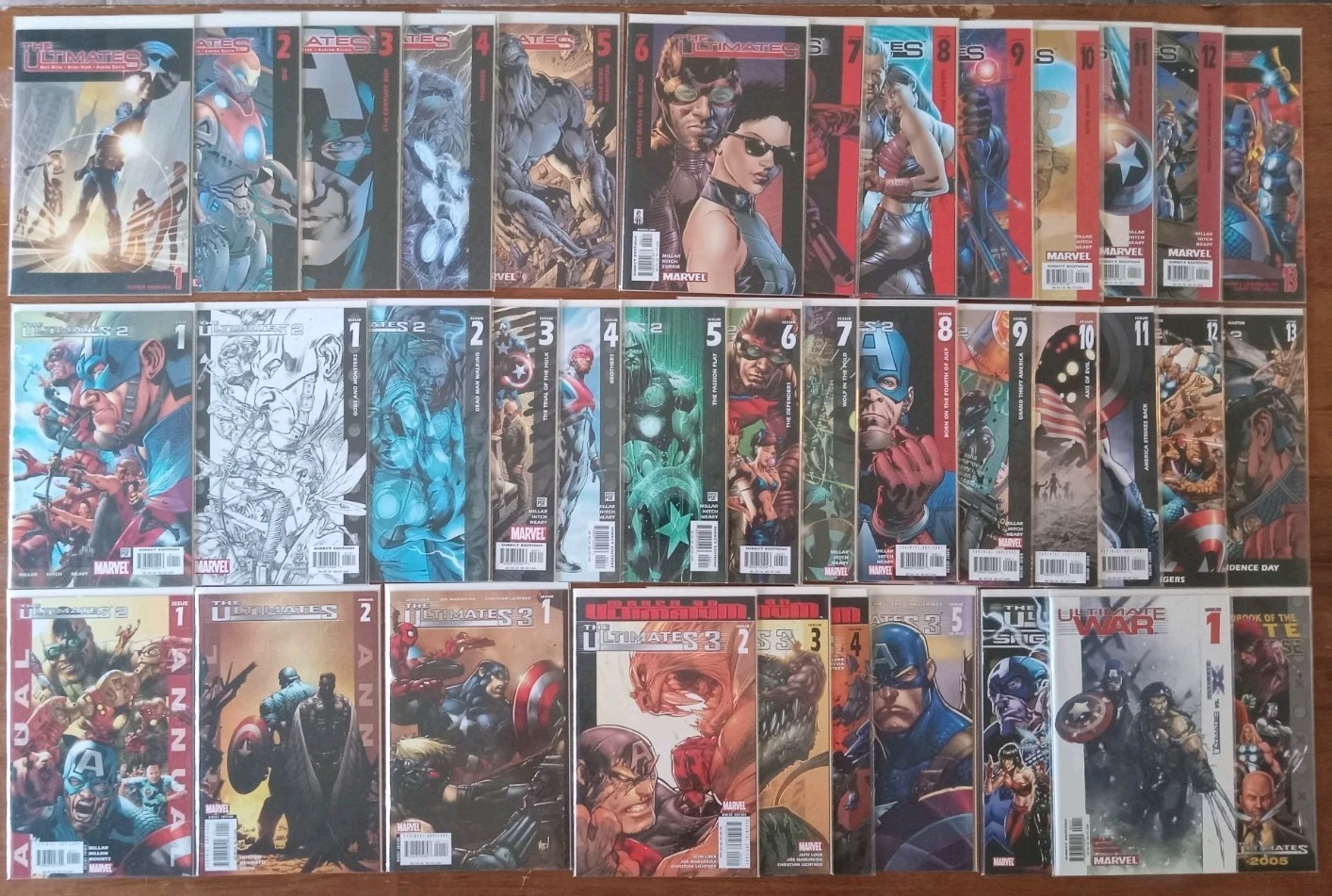 The Ultimates 1, 2 & 3 (Marvel 2002/2004/2007) FULL RUNS + BONUS Issues NM