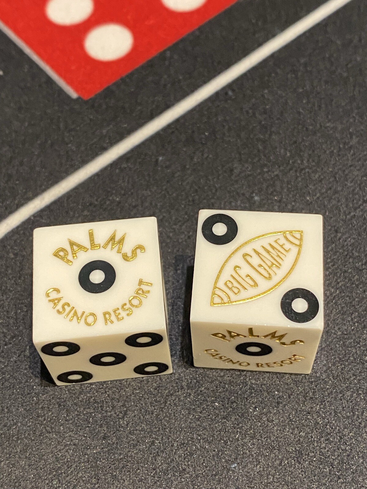PALMS 2008 Big Game special edition LAS  VEGAS CASINO DICE