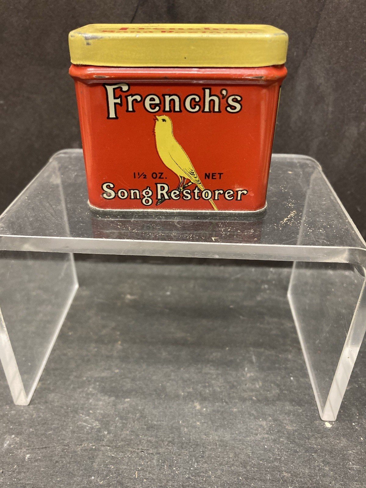 Vintage French's Song Restorer Tin
